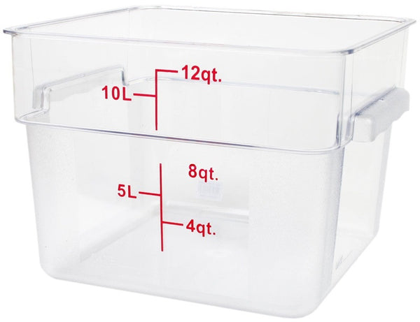 Thunder PLSFT004PP Food Storage Container, 4 Quart, Square