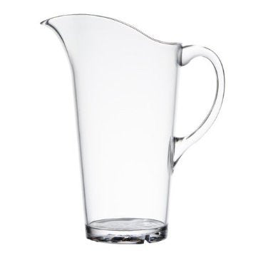 Thunder Group 32 oz Three Spout Water Pitcher - Clear - PLWP032CL