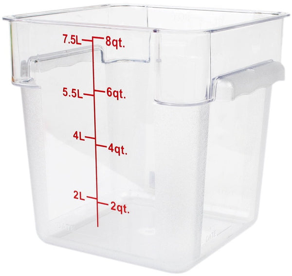 Thunder Group PLSFT006PC 6 QT Clear Polycarbonate Food Storage