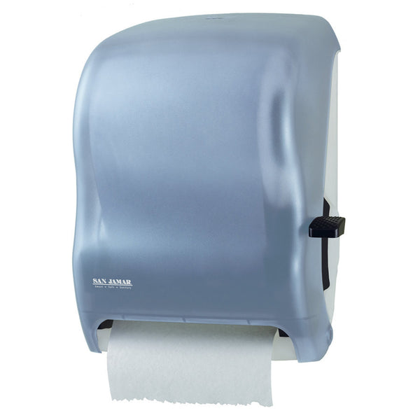 http://www.champsrestaurantsupply.com/cdn/shop/products/san-jamar-t1100tbl-classic-lever-roll-towel-dispenser-arctic-blue_grande.jpeg?v=1461250198