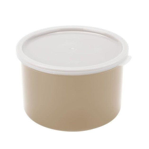 Cambro 1 Qt. White Round Polyethylene Food Storage Container