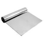 Thunder Group SLTHDS005 5 1/4" X 4 1/4" Dough Scraper With Round Steel Handle, Stainless Steel - Champs Restaurant Supply | Wholesale Restaurant Equipment and Supplies