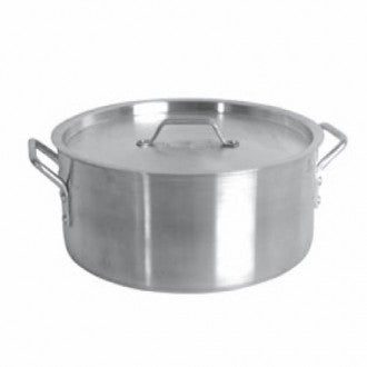 24 Qt. Stock Pot - Stainless Steel Heavy Duty Pot with Lid